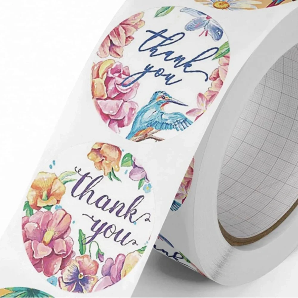 100ct~1” Thank You Stickers Self Adhesive (Boutique) 🌵🆕🌵Save$$$..(2 For $12)